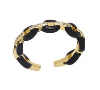 AUOU 1pc Rainbow Enamel Open Ring Copper Circon Gold -plated Ring For Stacking For Women Gifts