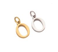 AUOU 2pieces Of Initial Stainless Steel Alphabet Fadeless English Letter Pendant Bracelet Necklace Accessories