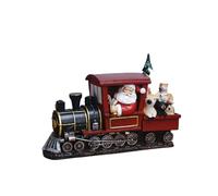 AUOU Nordic Style Santa Claus Snowman Cookies Train Christmas Decoration