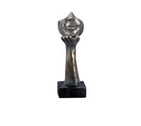 AUOU Silence Is Gold Ornament Character Mask Resin Handicraft