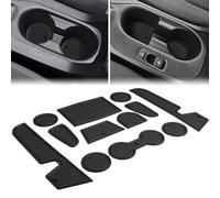 Auovo Anti Dust Mats for Toyota Corolla Hatchback 2019 2020 2021 2022 Accessories Custom Fit Cup Holder Inserts Door Liners (11pcs/Set) (All Black)