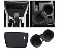 Auovo Center Console Wireless Charging Mat Compatible with Subaru Forester Accessories 2025 2026 Car Custom Silicone Cup Holder Insert & Wireless Charging Protective Mat Pad for New 2025 Forester
