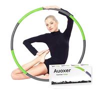 Auoxer Fitness Exercise Weighted Hoops, Lose Weight Fast by Fun Way to Workout, Fat Burning Healthy Model Sports Life, Detachable and Size Adjustable Design