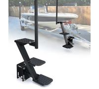 Aupar Heavy-Duty Boat Trailer Steps with Handle, Easy Installation,Universal Fits for Trailers Tongue Step, Patent Pending