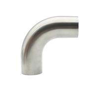 AUPERS 19mm-102mm 304/316 Stainless Steel Sanitary Grade Welding Extension 90 ° 45 Elbow Seamless Pipe Fittings Reality(Extended Elbow,316L_25MM)