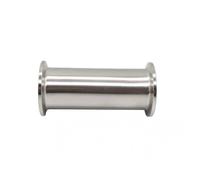 AUPERS 1pc 19mm-102mm 3/4” 1” 1-1/2” 2” 2-1/2” 3” Sanitary Tri Clamp Type Spool Tube with Ferrule Clamp SS304 100mm 200mm 500mm Length Tube Reality(Lenght 500mm,45mm x Ferrule 64)