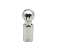 AUPERS BSP1/4 3/8" 1/2 "3/4" 1 "-2" SS304/SS316L Stainless Steel Internal Thread Sanitary Rotating Spray Ball CIP Tank Cleaning Head Reality(SS304,3/8")