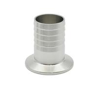AUPERS Hose Hook OD8 10 12-51mm Joint Adapter Three Clip SS304 316L Stainless Steel Sanitary Pipe Fitting Collar OD50.5 64mm Homemade Reality(SS304,25mm x Ferrule 64)