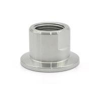 AUPERS KF16 KF25 KF40KF50 Stainless Steel PT Internal Thread Vacuum Flange Joint Milled Edge Inner Reality(KF40-1l4 inch)