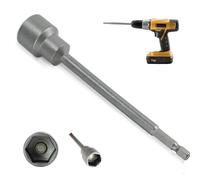 AUPERTO 19mm Caravan Leg Extension Socket, Drill Attachment Jack Extension Socket Caravan Corner Steady Electric Socket Leg Winder Drill Attachment for Caravans and Mobile Homes