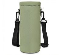 AUPET Water Bottle Bag Carrier,24oz/32oz Insulated Neoprene bottle Sling Holder Case Pouch Cover for 1000ML/750ML Bottles with Shoulder Strap for walking (Sage Green, 750ML)
