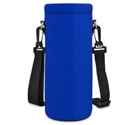 AUPET Water Bottle Carrier, Insulated Neoprene Water Bottle Holder Bag Case Pouch Cover 1000 ml or 750 ml, Adjustable Shoulder Strap, Great for Stainless Steel and Plastic Bottles