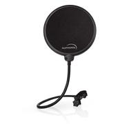 Auphonix Pop Filter for Mic - 6-inch, Dual-Layered Microphone Screen Compatible w/Blue Yeti, Snowball and Nano - Mic Pop Filter for Podcasts and Streaming - MPF-1
