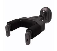 AUPHY AH85 Guitar Wall Mount with Auto-Lock & Auto-Rotate Mechanism | 10KG+ Heavy Duty | Universal Hanger for All Headstock/Neck Widths, Classical/Acoustic/Electric Guitars/Bass etc,Nylon Base Black