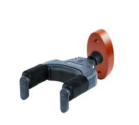 AUPHY Guitar Wall Hanger with Auto-Lock & Auto-Rotate Mechanism | 10KG+ Heavy Duty | Universal Mount for All Headstock/Neck Widths, Classical, Acoustic, Electric Guitars, Bass, etc,Wood Red