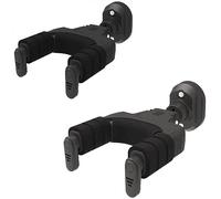 AUPHY Guitar Wall Hanger with Auto-Locking Function & Rotate Mechanism | 10KG+ Heavy Duty | Universal Mount for All Headstock/Neck Widths, Classical, Acoustic, Electric Guitars, Bass, etc,Pack of 2