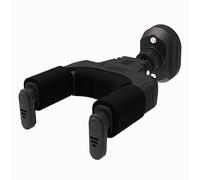 AUPHY Guitar Wall Mount with Auto-Lock & Auto-Rotate Mechanism | 10KG+ Heavy Duty | Universal Hanger for All Headstock/Neck Widths, Classical, Acoustic, Electric Guitars, Bass, etc(Nylon Black)