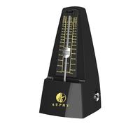 AUPHY Mechanical Metronome with Accent Bell, Classic Shape, Accurate Beat, Multiple Beat Modes, Suitable for Guitar Piano Drums Violin Saxophone etc