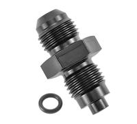 Aupoko 6AN Male Flare to M14x1.5 O Ring Seal Power Steering Adapter Fitting Connector Aluminum Black for Fuel Filters, Power Steering