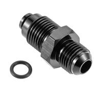 Aupoko 6AN Male Flare to M16x1.5 for Fuel Filters, Power Steering | O Ring Seal Power Steering Adapter Fitting Connector, AN6 Male Flare Power Steering Adapter Aluminum Alloy, Black