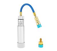 Aupoko AC Oil Injector Kit, R134A Oil Injector with R1234YF Low Side Quick Coupler, HVAC Dye Oil Injector with 1/4" SAE Connector, for R134A R22 R12 R1234YF Refrigerant System