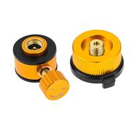 Aupoko Gas Refill Adapter Kit, Camping OB/OD Can Gas Filling Converter Gas Stove Valve Adaptor Gas Canister Refill Convertors