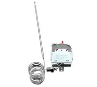 Aupoko PP10084 High Limit Thermostat Switch for Pitco Fryer, 1/4" Thread MPT, 450°F/232°C Hi Limit Safety Thermostat Compatible with VF35 MGII SG14 35C+ 18S 18 E500D, Overheat Protection, Manual Reset
