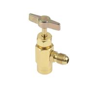 Aupoko R1234YF Self-Sealing Can Tap with LH Thread, 1/2" Acme to 1/4" SAE
