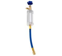 Aupoko R134A AC Oil Dye Injector, Oil Filling Syringe with 1/2" Acme Male and 1/2" Acme Female, Fits for R134A Air Conditioning Universal A/C Injection Tool