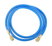 Aupoko R410A AC Refrigerant Charging Hoses, 60’’ R410A HVAC Charging Hose with 1/4’’ SAE Flare, with 800 PSI Working Pressure for R410A R22 R134A R12 R502 Air Condition System