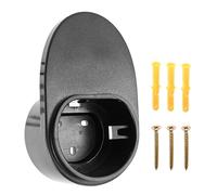 Aupoko Type 2 EV Charger Holder Wall Mount, Universal Cable Organiser for All Type 2 Charging Cables - Durable ABS Material, Indoor/Outdoor Use with Mounting Kit