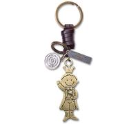 AuPra King Keyring Gift Women & Men Leather Prince KeyChain Home Car Door Keys Holder Girl & Boy Crown Present