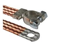 AUPROTEC Battery Earth Strap Ground Cable + Pole Terminal 400 mm 21 mm² 80A