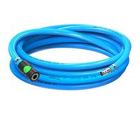 AUPROTEC Compressed Air Hose Set 9 mm Diameter Inner 15 m PVC Hose I With Prevost S1 Safety Coupling for Compressed Air Compressor I AUPROTEC Compressor Hose Highly Flexible