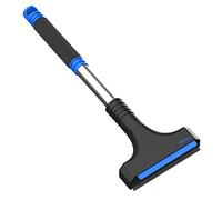 AUPROTEC Ice Scraper with Polycarbonate Ice Scraper Windscreen + Rubber Squeegee and Non-Slip Handle Winter Tool A 12 - Colour: Black-Blue