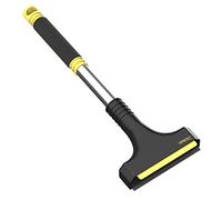 AUPROTEC Ice Scraper with Polycarbonate Ice Scraper Windscreen + Rubber Squeegee and Non-Slip Handle Winter Tool A 12 - Colour: Black-Yellow
