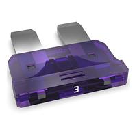 AUPROTEC Standard ATO Blade Fuses 1-40 amps Plug-in Fuse Spade Fuse choice: 3A Ampere violet, 50 pcs
