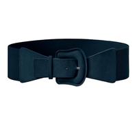 Aupuls Womens Wide Elastic Belt Suede Stretchy Belts for Dress Sweater AUPB011 Navy L