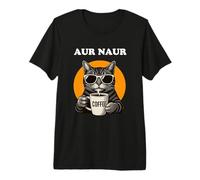 AUR Naur Cat Funny Oh No Australian Accent Meme Sarcastic Premium T-Shirt