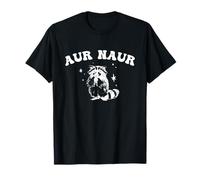 AUR Naur Cat Funny Sarcastic Oh No Australian Accent T-Shirt