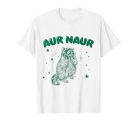 AUR Naur - Possum Hamster Raccoon Funny Australian Meme, Value Graphic T-Shirt, Men, White, S