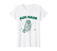 AUR Naur - Possum Hamster Raccoon Funny Australian Meme, Value Graphic T-Shirt, Women, White, S