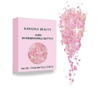 Aura Biodegradable Chunky Glitter // Karizma Beauty Bio Glitter Eco Glitter Face Glitter 8g