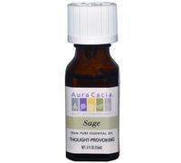 Aura Cacia, 100% Pure Essential Oil, Sage, 0.5 fl oz (15 ml)