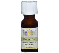 Aura Cacia, 100% Pure Essential Oil, Tangerine, Cheering, .5 fl oz (15 ml)