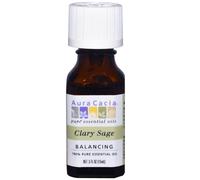 Aura Cacia, 100% Pure Essential Oils, Clary Sage, Balancing, .5 fl oz (15 ml)