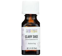 Aura Cacia, 100% Pure Essential Oils, Clary Sage, Balancing, .5 fl oz (15 ml)
