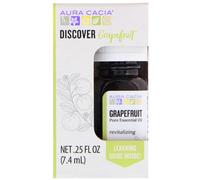 Aura Cacia, Discover Grapefruit, Pure Essential Oil, .25 fl oz (7.4 ml)