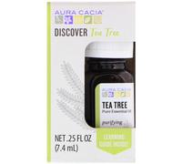 Aura Cacia, Discover Tea Tree, Pure Essential Oil, .25 fl oz (7.4 ml)