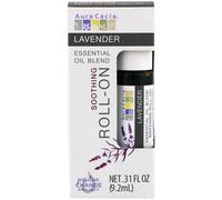 Aura Cacia, Essential Oil Blend, Soothing Roll-On, Lavender, .31 fl oz (9.2 ml)